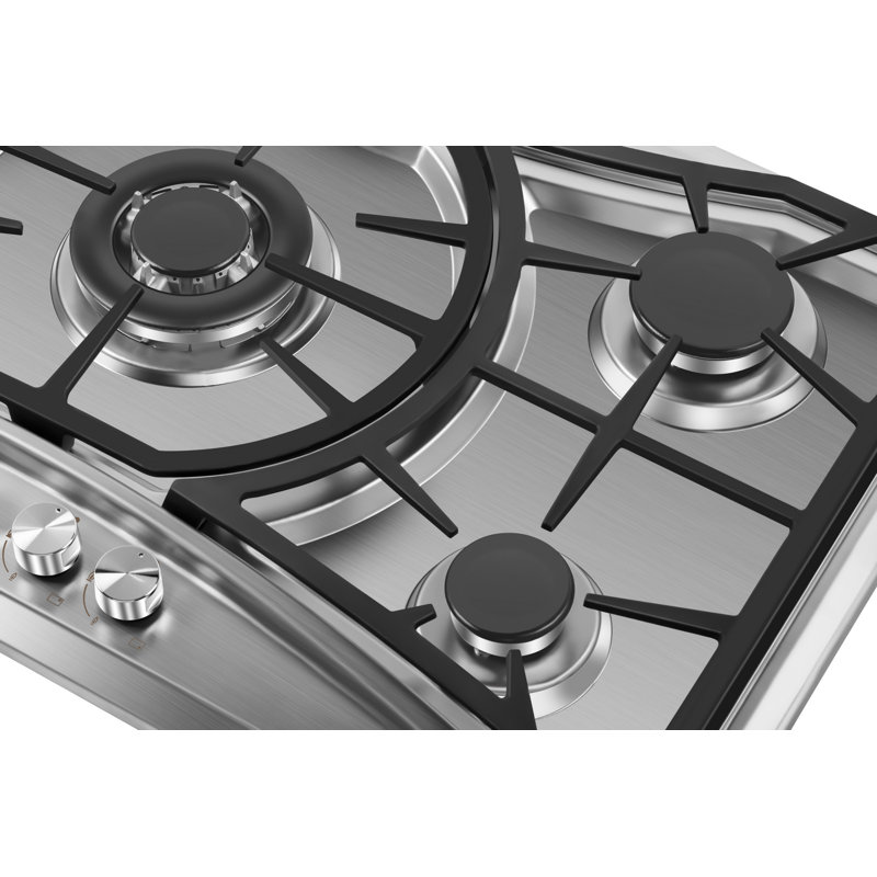 Empava 36" Stainless Steel Natural Gas Cooktop Wayfair